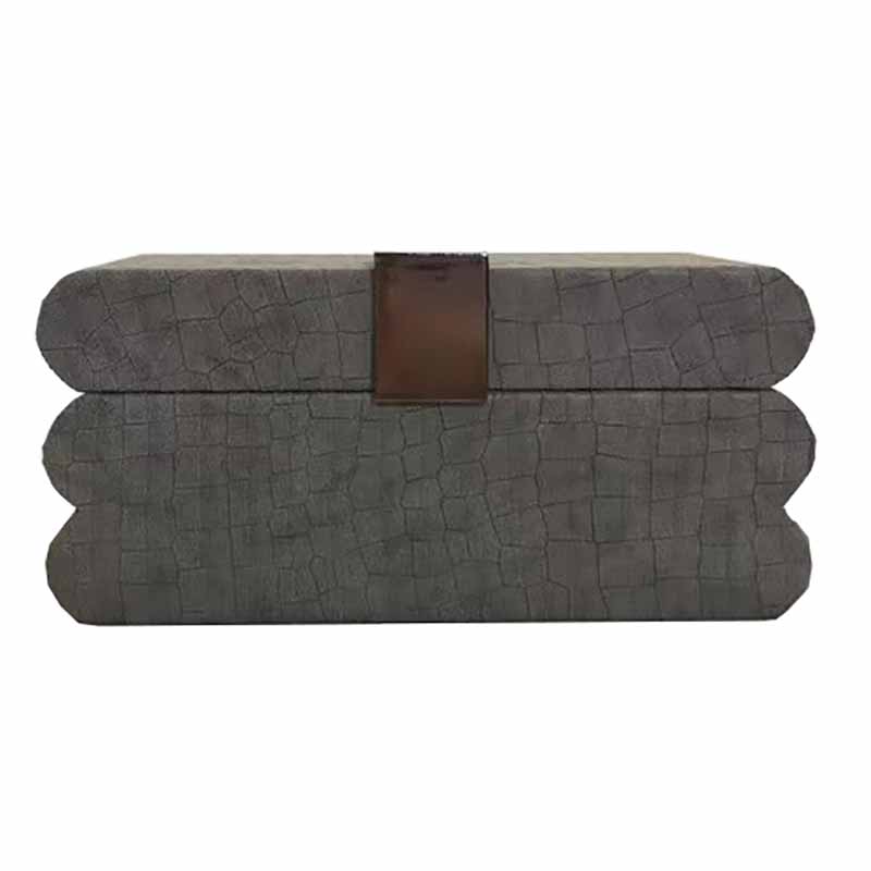 

Luxury Jewelry Box Leather Women Jewelry Packaging Boxes Multi-functional Earrings Braclet Ring Organizer Display Accessories Small-23X12X7.5CM темно-сірий