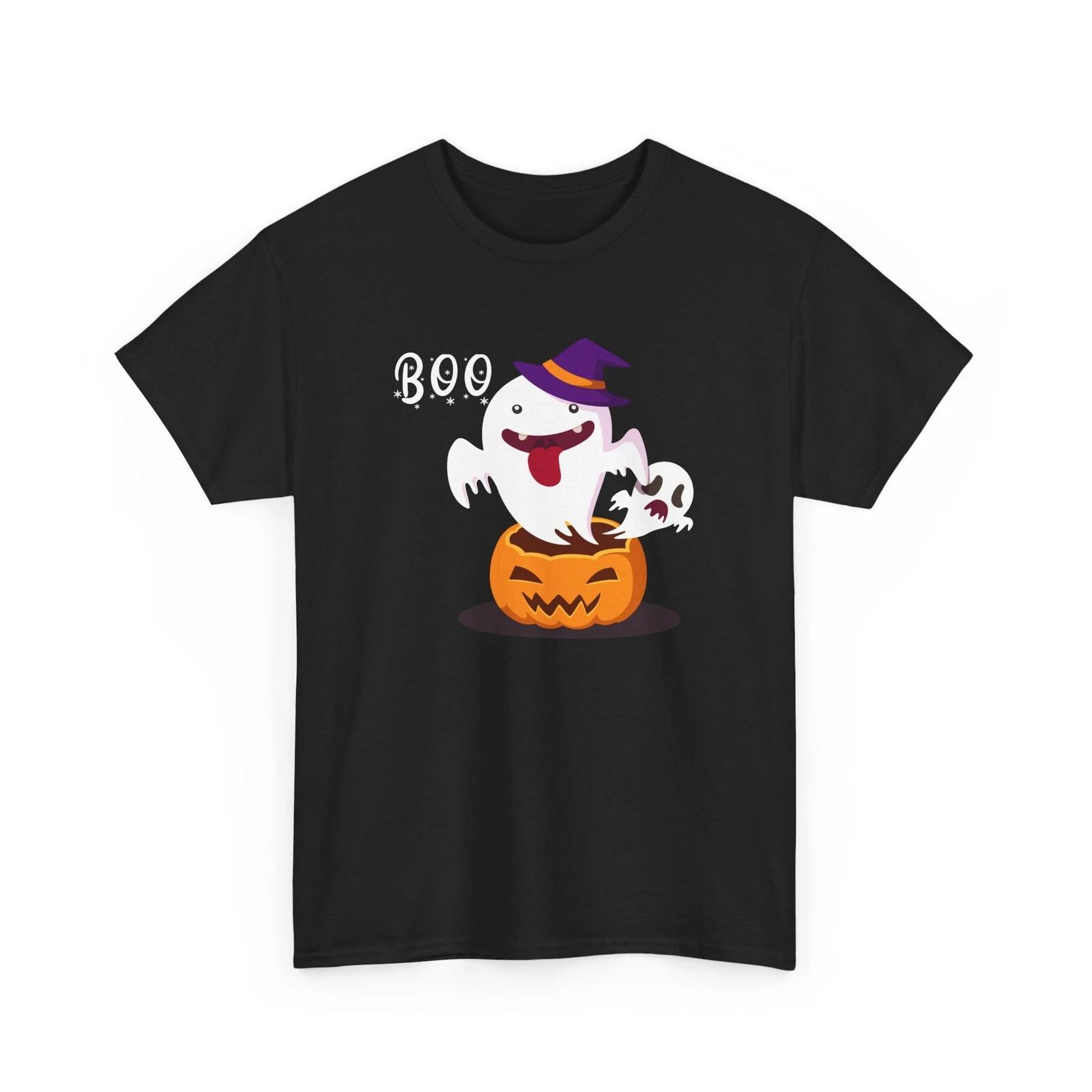 Spooky Season T-Shirt | Funny Halloween Ghost Tee | Haunted Graphic Shirt S