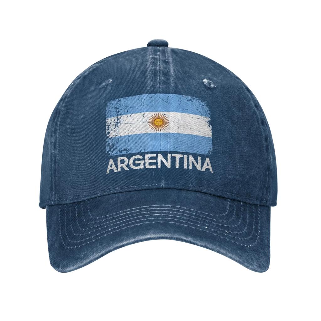 Nuovo Nuovo Cappellino da Baseball in Cotone Lavato per tifosi della Nazionale Argentina Regolabile Casual Cappello Sportivo Per tifosi di Calcio