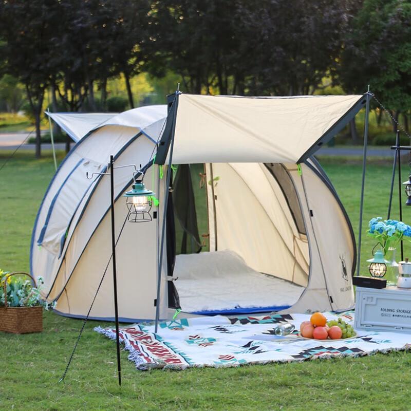 

Huilingyang 3-4 Person Automatic Pop-Up Outdoor Tent with Skylight