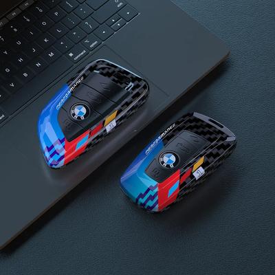 Car Sticker Hot 2025 ABS Carbon Fiber Car Key Case Cover For 1 2 3 4 5 6 7 Series X1 X3 X7 X5 X6 X4 F10 F20 F30 G20 G30 G01