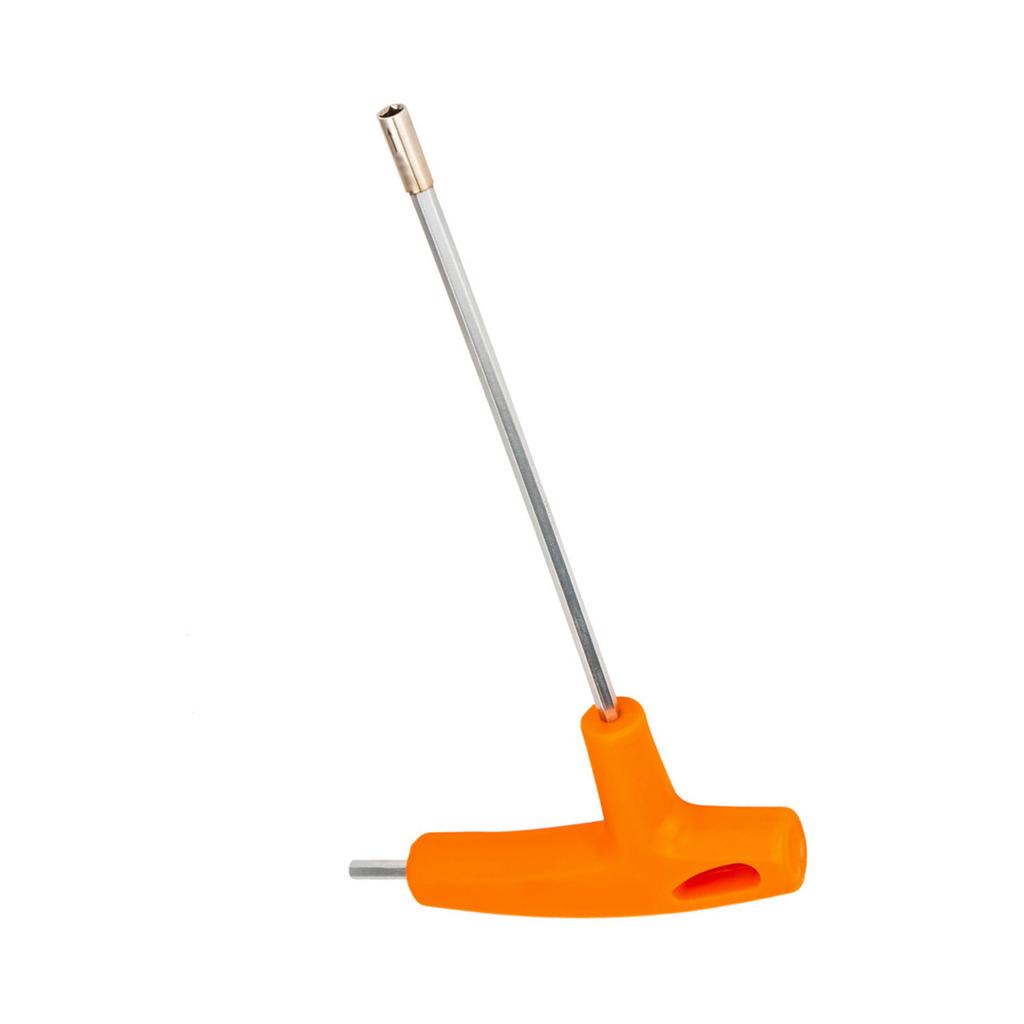 T-håndtak pipeverktøy innebygd hemmelig eikenøkkel reparasjonsverktøy for sykkel motorsykkel firkantet hull (3,2 MM)