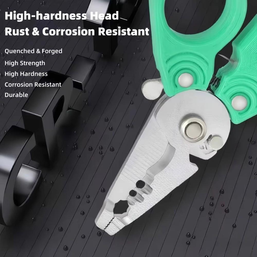 Multifunktions-Abisolierzange Mini-Schneid-Crimpzange für Elektriker Kabel