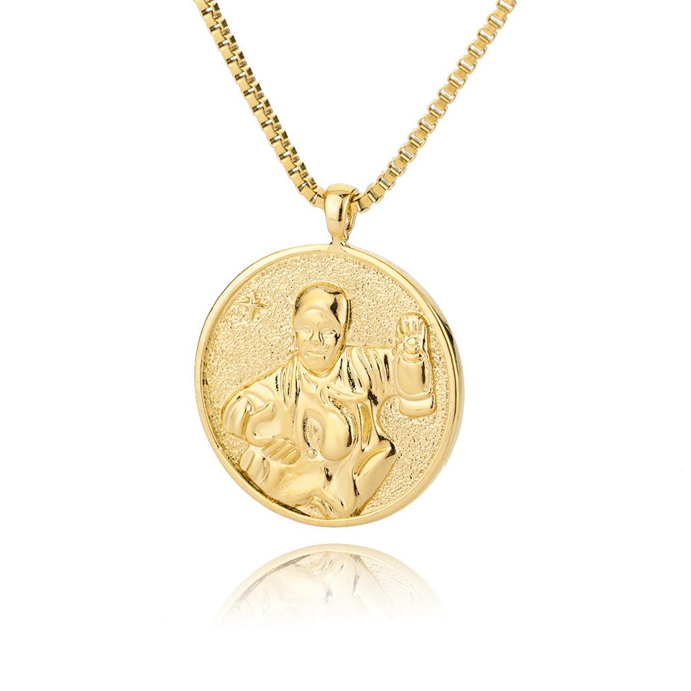 Aphrodite Necklace for Women Gold Color Greek Mythology Goddess Pendant Choker Necklace Goth Jewelry Mothers Day Gift 2024