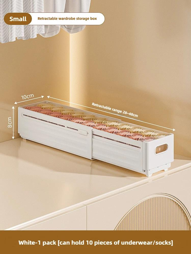 Foldable Fabric Storage Bin, Adjustable Multifunctional Organizer for Clothes Wardrobe Closet Kitchen