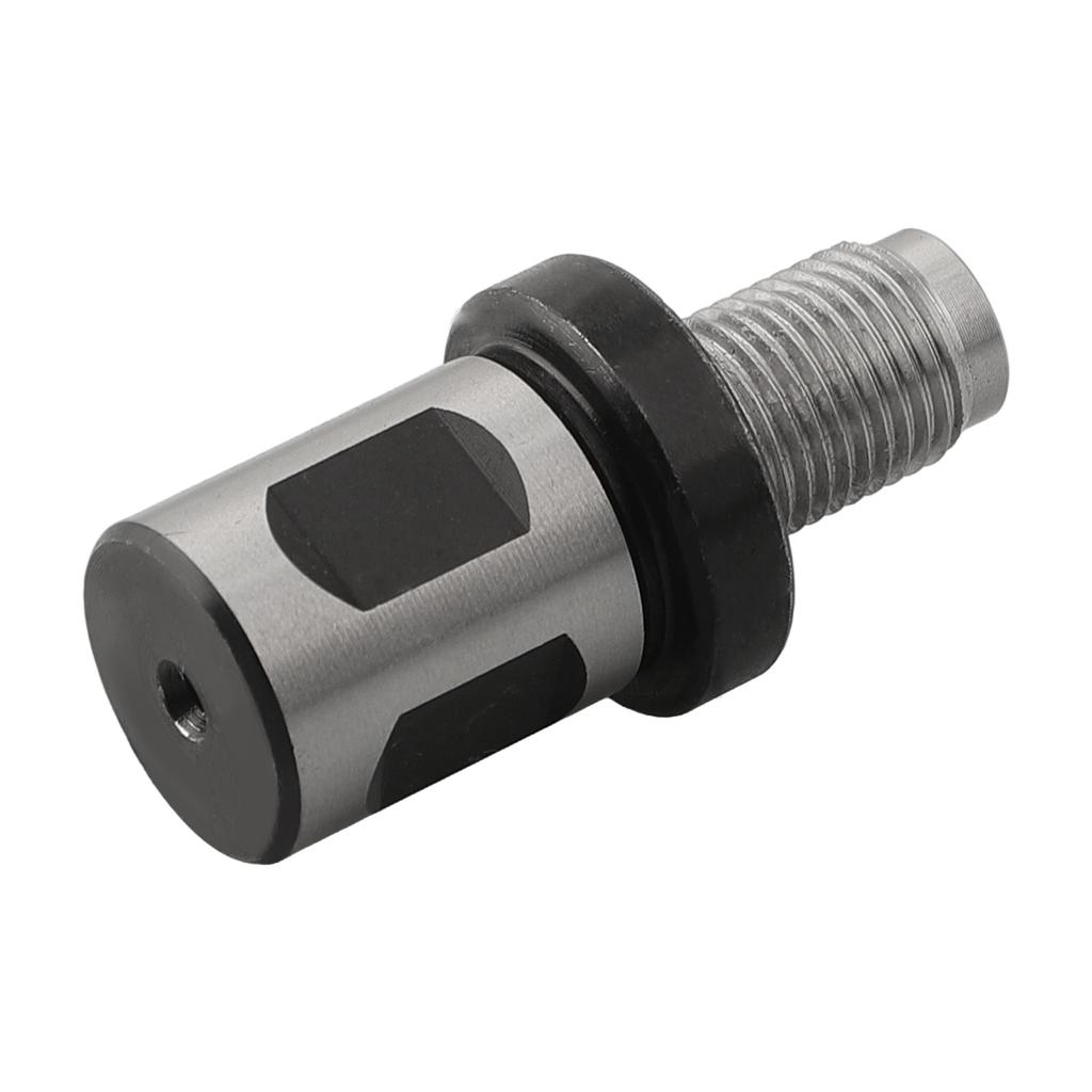 49mm 1.93 In Magnetic Drill Adapter Silver Color Steel Material Right Angle Shank 1 2-20UNF Connection Port Black Color