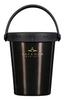 Pearl Metal Tumbler with Cafe Mug Handle, 300ml, Barista, Black, HC-525