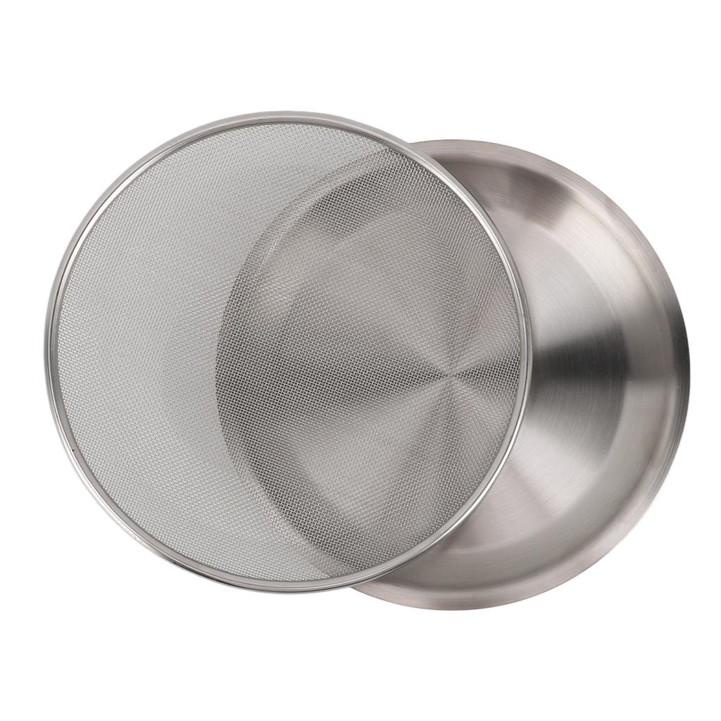 304 Stainless Steel Colander Bowl Set Large Capacity Versatile Stainless Steel Colander Bowl for Home Kitchen Fine Mesh