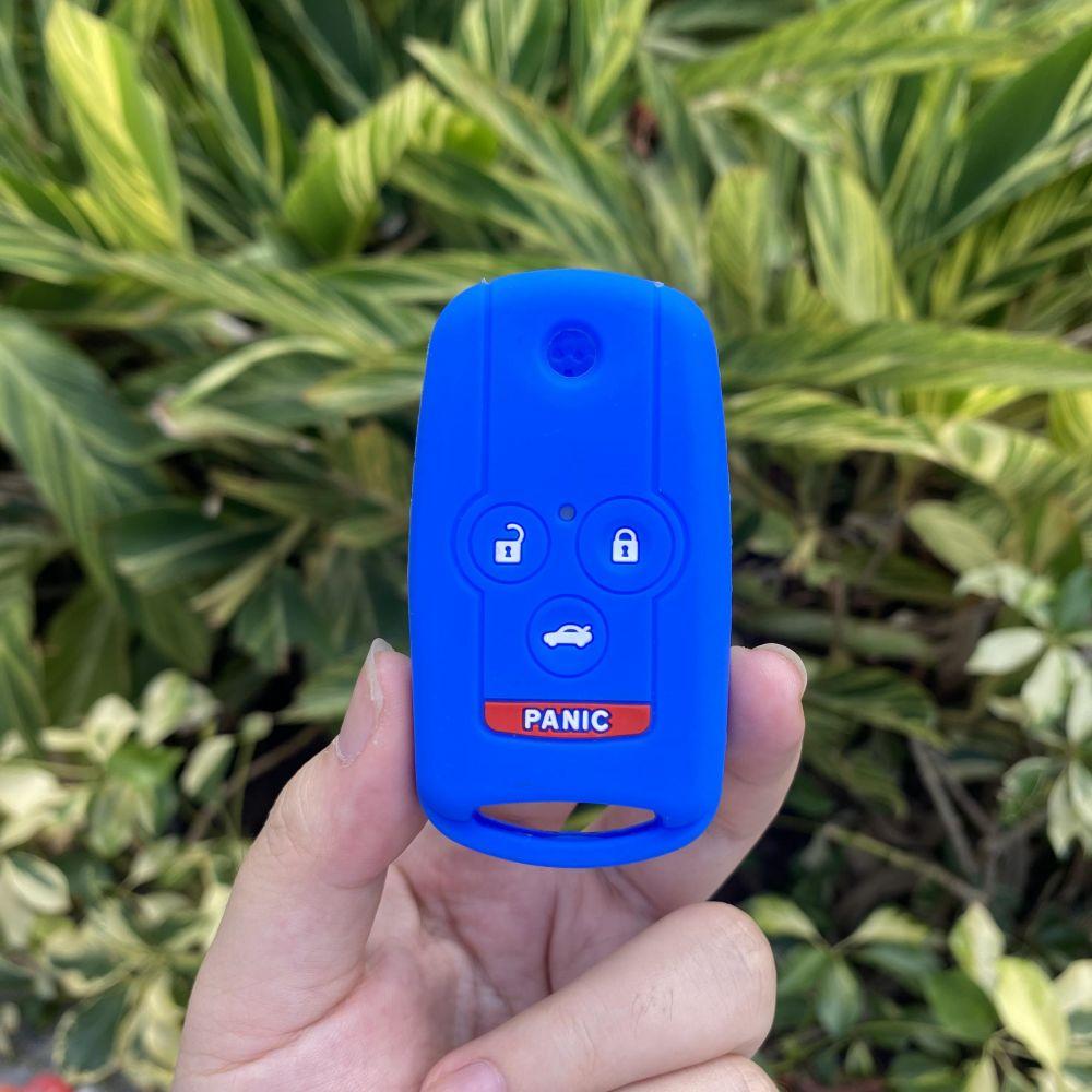 2 3 4 Button Silicone Car Key Cover Case Protect Skin Bag For Honda Accord Crv Hrv Civi Ix Crosstour Acura Odyssey Fit City Jazz