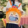 Japanese Anime Doma Umaru UMR Shoulder Bag Kawaii JK Backpack Large Capacity Itabag Plush Crossbody Bag for Cosplay