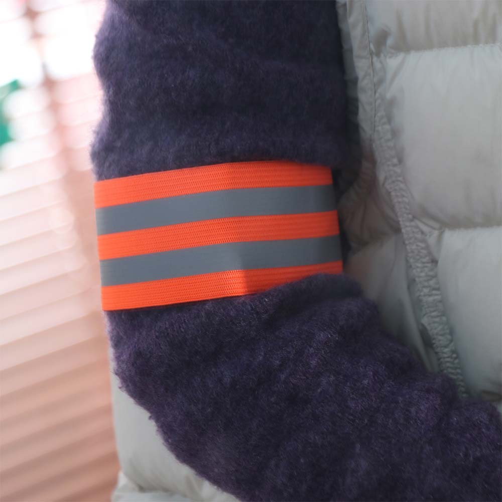 8PCS Multifunctional High Visibility Reflect Straps Safety Elastic Armband Reflector Tape  Ankle