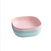 Wheatgrass Tableware Set Portable Tableware Plate Set Picnic Tableware Bowl Plate Set Environmental Plate Plastic