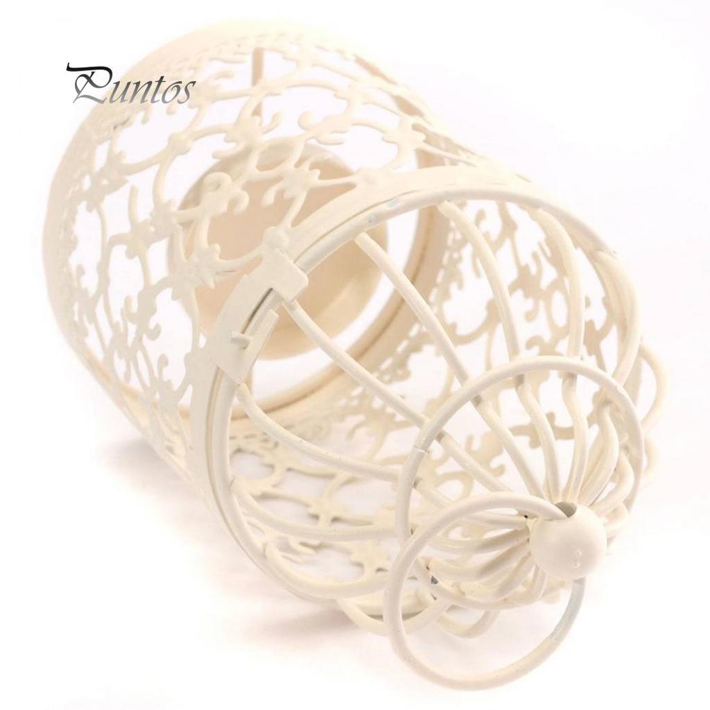 Home Shopping Metall-Teelichthalter, hängende Laternen, Vogelkäfig-Kerzenständer, Heimdekoration