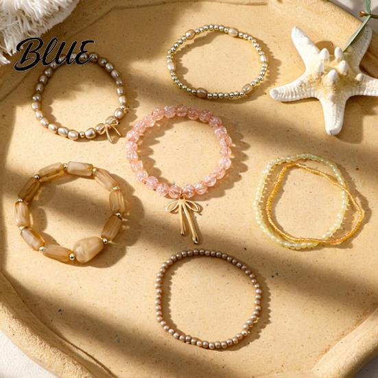 Beach Vacation Bracelet 1 Set Bohemian Beaded Bracelets for Women