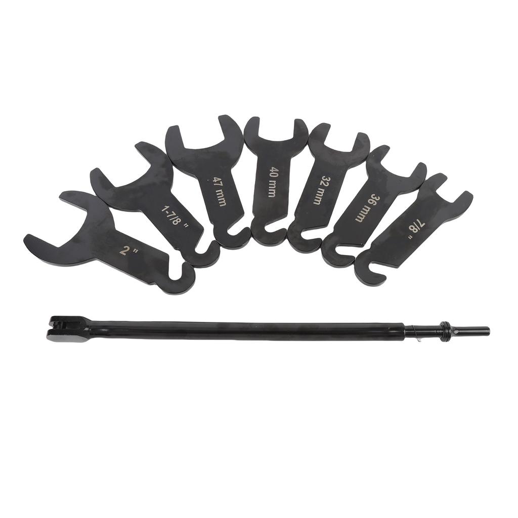 8 STÜCKE Pneumatischer Lüfterkupplungsschlüssel Stahl Lüfterkupplungsschlüssel Ausbau Einbau Werkzeugsatz mit Gebläse