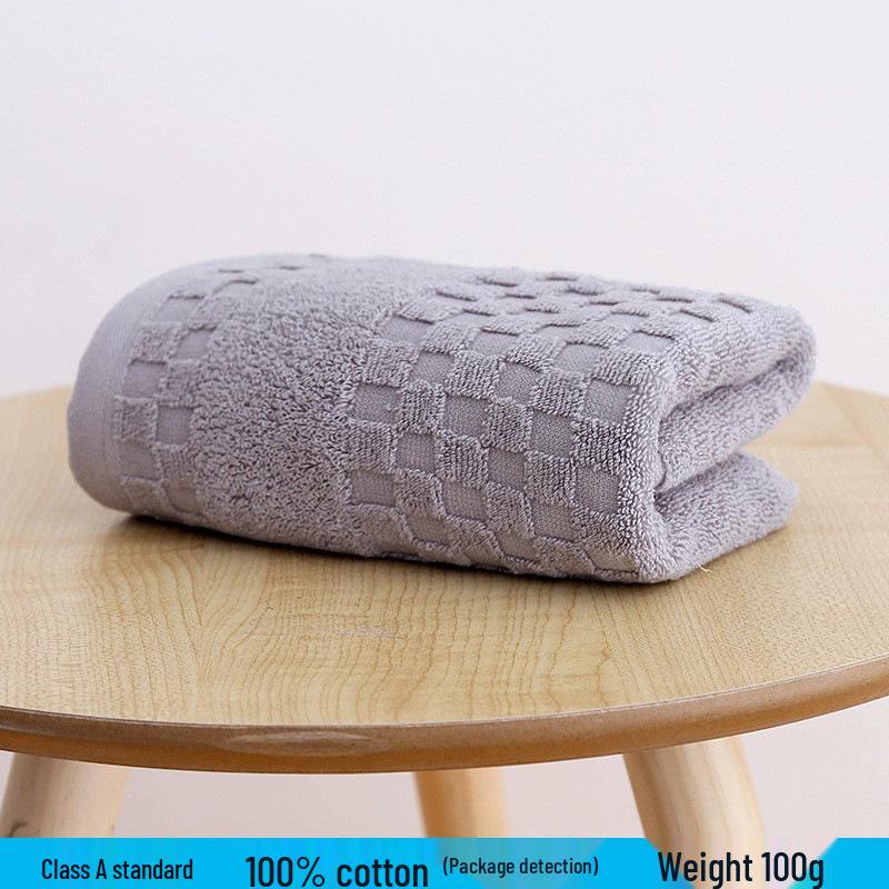 Serviette de bain épaisse absorbante en pur coton pour la maison et le lavage du visage