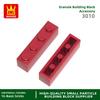 Non-Toxic 67Pcs/Lot 3010 1X4 Basic Building Blocks Moc Parts Compatible With Bricks Diy Children Toys Assembly Gift Storage Box