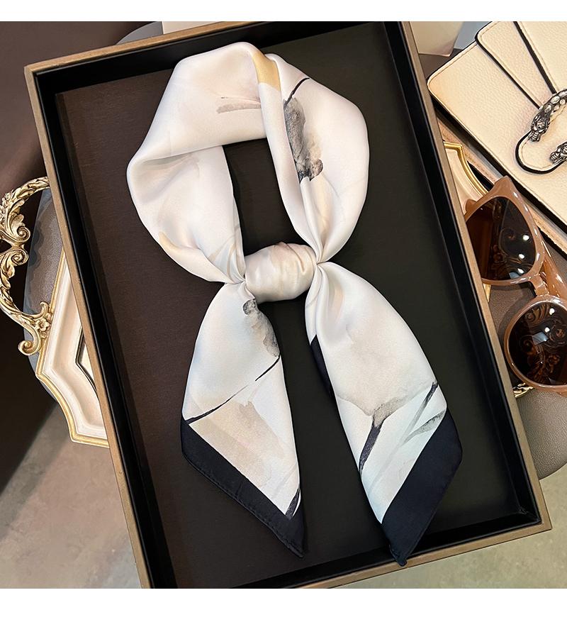 

Silk Hijab Scarf Luxury Women s Fashion Shawl Wraps Neckerchief Headscarf Bandanas Ribbon Accesories Luxury Hair Bands Brands 70x70cm(1-3cm)