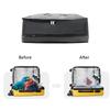 Space Saving Travel Organizers Container Storage Bin for Car Trunk and Home Use with Waterproof Polyester & Mesh Pockets