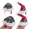 Adjustable Christmas Pet Hat Cloth Puppy Christmas Hat Cat Headgear Hat  Christmas