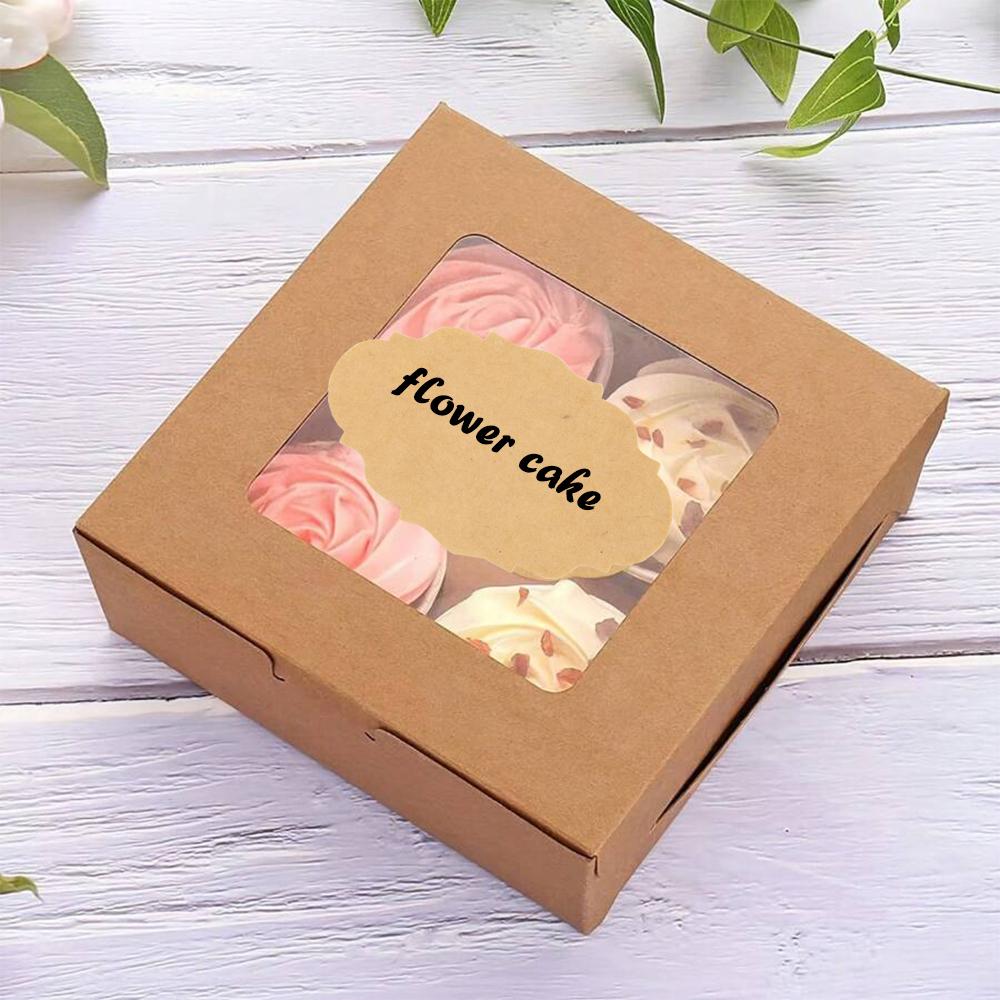 250 Stück/Rollen Kraftpapier Blanko Dekorative Etiketten Aufkleber Handmade Weihnachtsgeschenkanhänger Gewürzglas Backen Umschlag DIY Siegelaufkleber