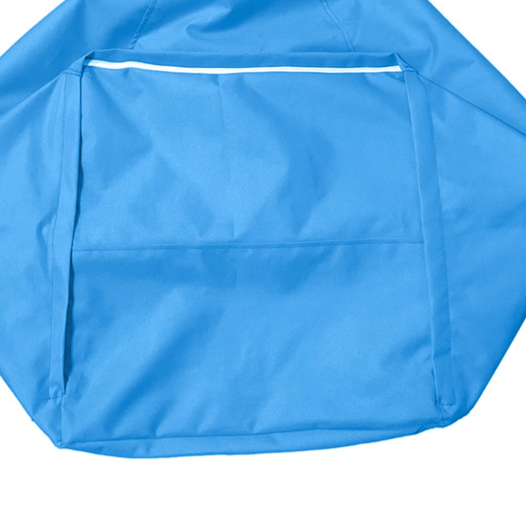 2x Waterproof Cover Only Plush Toy Storage Holder Blue