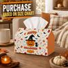 1pc Party Tissue Box,Cute Whimsical Festive,Multifunctional Tissue Holder,Happy Halloween Pumpkin Candy,Outdoor Party Supplies, Everyday Desktop Tissu