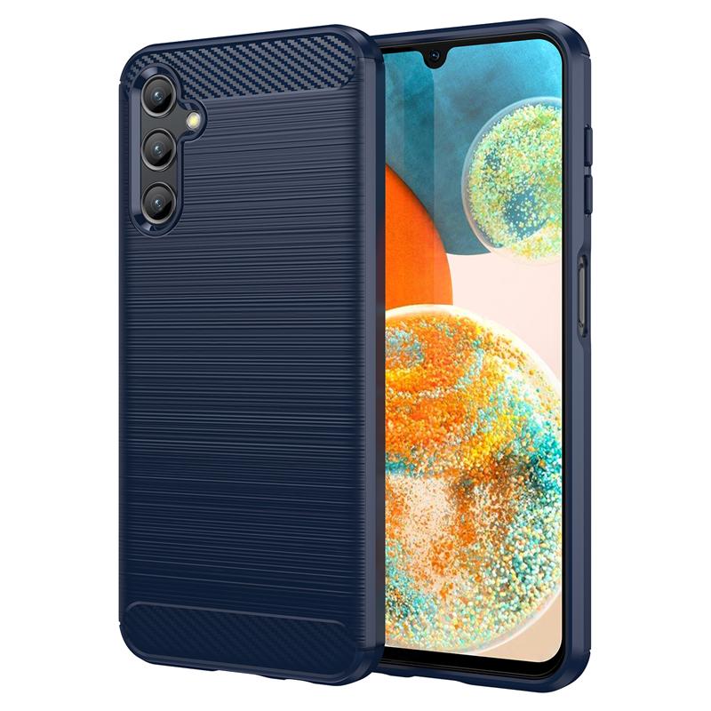 For Samsung Galaxy A14 Case Anti-knock Silicon Carbon Fiber Back Cover For Samsung A14 A04S A34 A54 Case For Samsung A14 5G Case