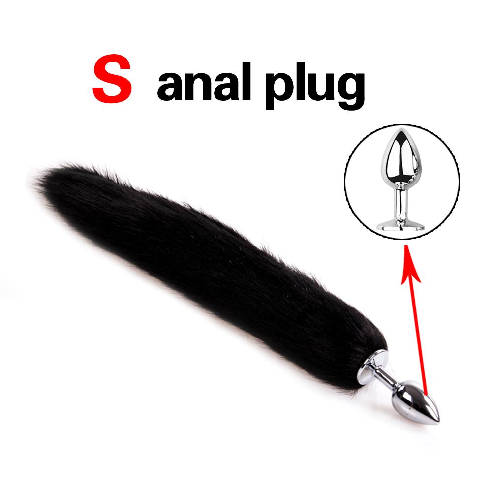 BDSM Fox tail anal plug animal tail butt plug role-playing sex games men and women sex toys