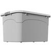 Plastic Storage Boxes with Handles (3-Pack)