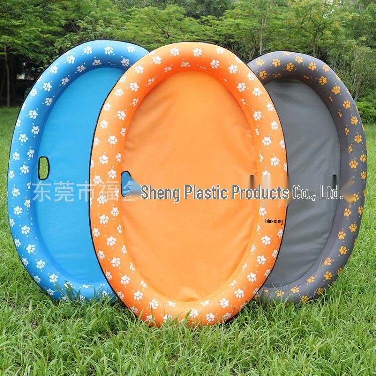 PVC Inflatable Pet Float: Cat & Dog Swimming Ring with Printed Logo - Available In 8 Colors