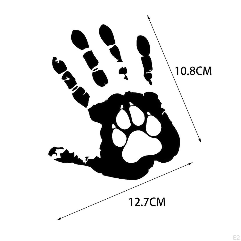 Creative Hand Prints Decal Sticker Decorative Art Decor Waterproof Ornament Paste PVC Print for