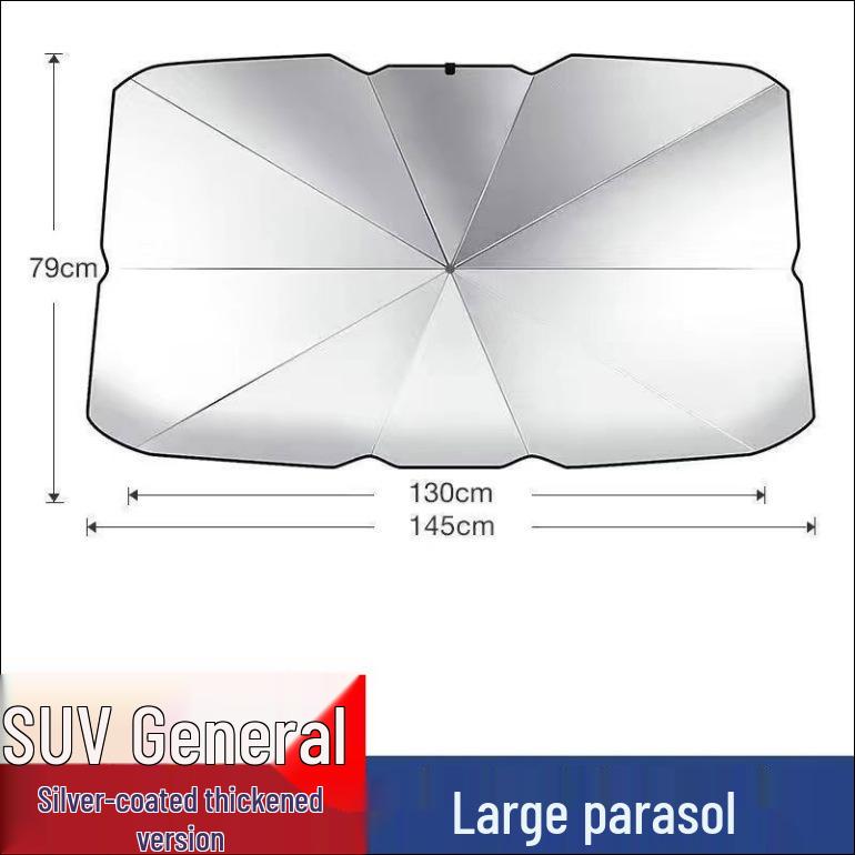Car Sunshade Curtain - Heat Insulation Visor for Front Windshield Protection