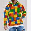 3D Printed Men's Hooded Sweater Spring and Autumn Loose Casual Sports Men's Sweater