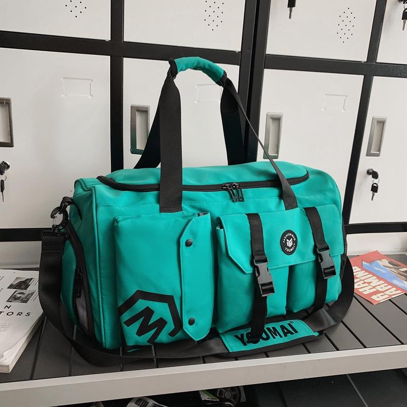 Men's Large Capacity Travel Backpack and Gym Bag with Wet/Dry Separation