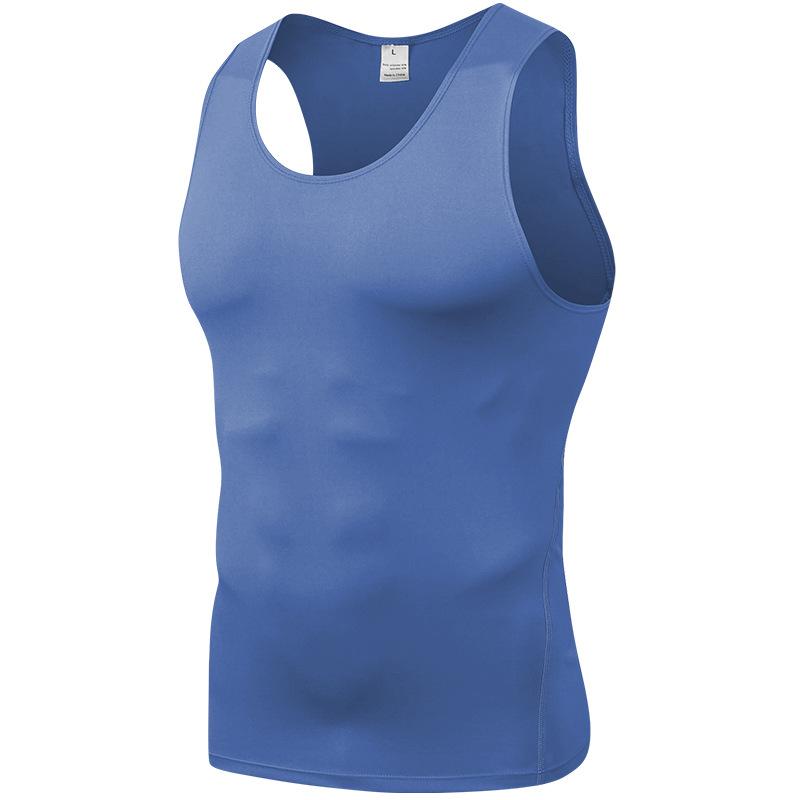 Herren-Laufweste, Sportbekleidung, schnell trocknend, Fitness-Tanktop, Training, Joggen, Sport-Singlet, ärmellos, Outdoor-Tops