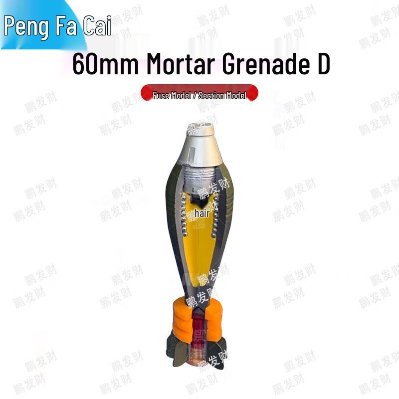 60mm Mortar Shell Cutaway Model 1