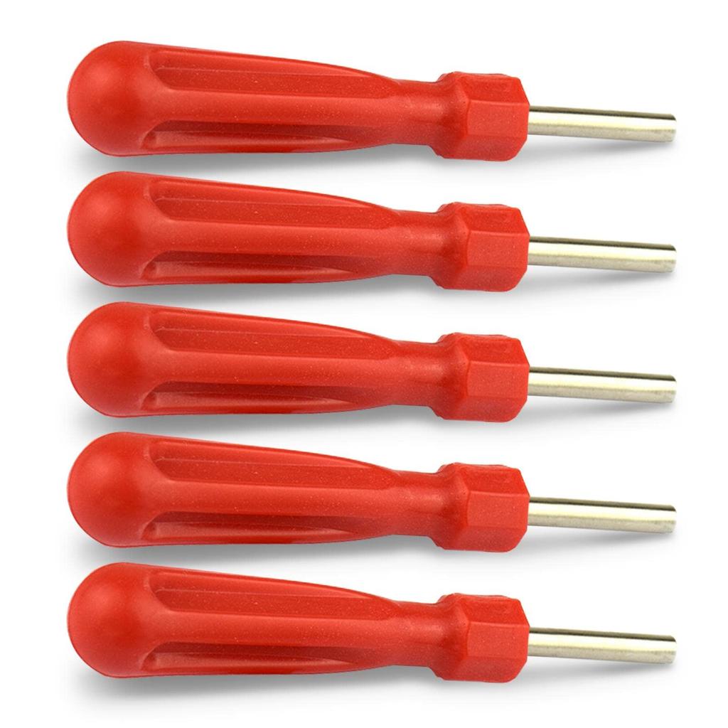 5 Pcs Car Valve Driver Tire Bar Wrench Air Valve Wrench Tire Valve Stem