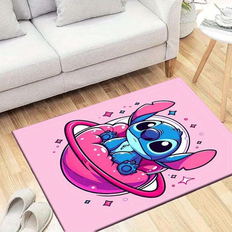 1pc Stitch Pattern Area Rug Soft Flannel Floor Mat for Living Room,Office,Bedroom and Carpet 60cm by 90cm