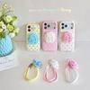 Polka Dot Rose Flower iPhone Case for 14/13/12 & Apple Pro Max Series, Drop-Proof