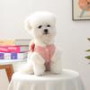 Dog Fragrance Coat Pet Clothes Autumn Winter Velvet Thickened Warm Vest ForDog Cat Pink Fragrant Flower Pearl Sleeveless Clothes