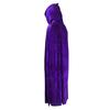Halloween Adults Cloak Cape Golden Velvet Cosplay Hooded Robe Full Length Dress Coat Witch Vampires Halloween Costume Accessories