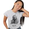 Heute identifiziere ich mich als Faultier Bedrucktes T-Shirt für Erwachsene und Kinder Geburtstagsgeschenk