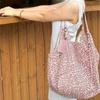 Hot Girl Retro Pink Leopard Tote Bag Women Large Capacity Hobos Handheld Shoulder Bag Ladies Fashion Commute Daily Underarm Bags