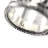 Great GUCCI Ring Snake Double G Silver AG925 mens 14 Used