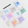 Colorful gradient index stickers, creative multi-color office account notes, fashionable message notes, and sticky notes
