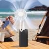 1 Piece Silent Cooling Power Bank Wireless Mini Play Plug Fans Summer Long Usb Rechargeable Handheld Fan