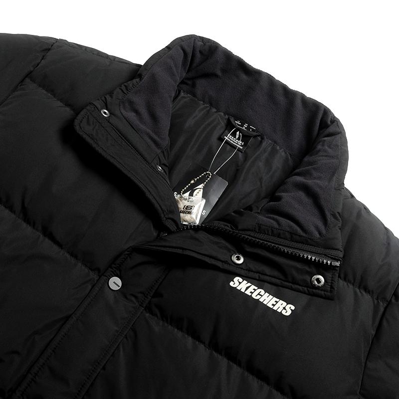 Skechers Lightweight Down Jacket With Stand Collar Design Men Outerwear L424M198-002K
