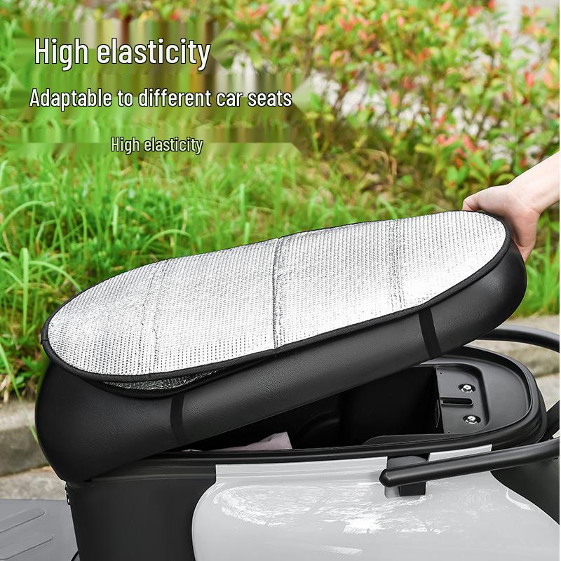 Universal Foldable Summer Electric Car Seat Cover: Waterproof, Dustproof, Sunproof, Heat-Insulating, Rainproof.