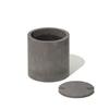 Soil Diatomaceous Earth Planter Cover Black